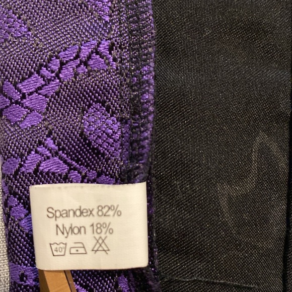 Purple & Black Front Zipper Corset - Picture 6 of 9